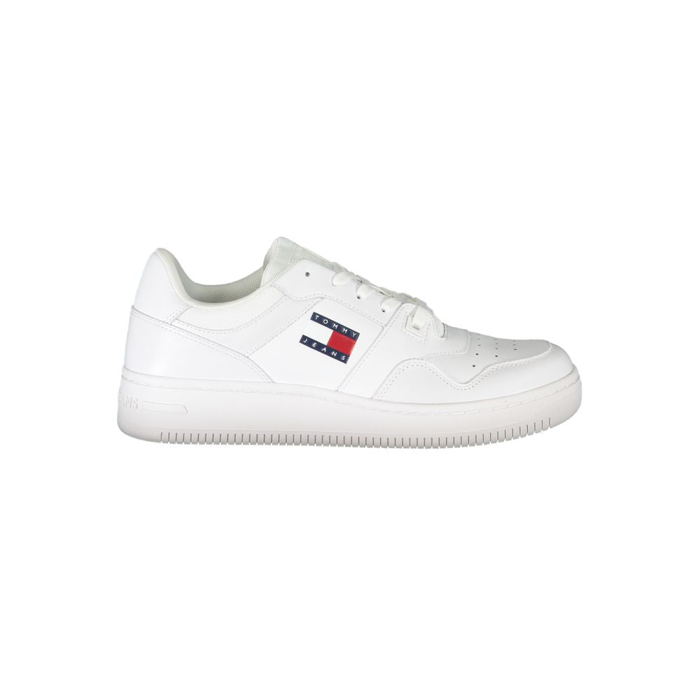 Tommy Hilfiger – Weiße Leder-Sneaker für Herren