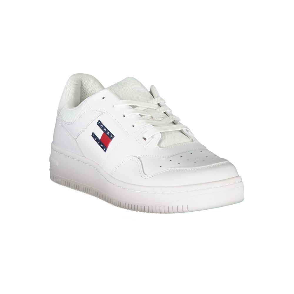 Tommy Hilfiger – Weiße Leder-Sneaker für Herren