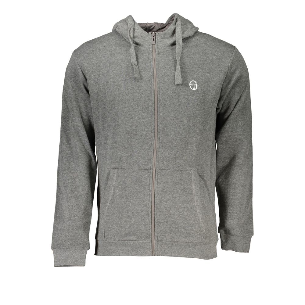 Sweat-shirt à capuche Sergio Tacchini Grigio en coton pour homme