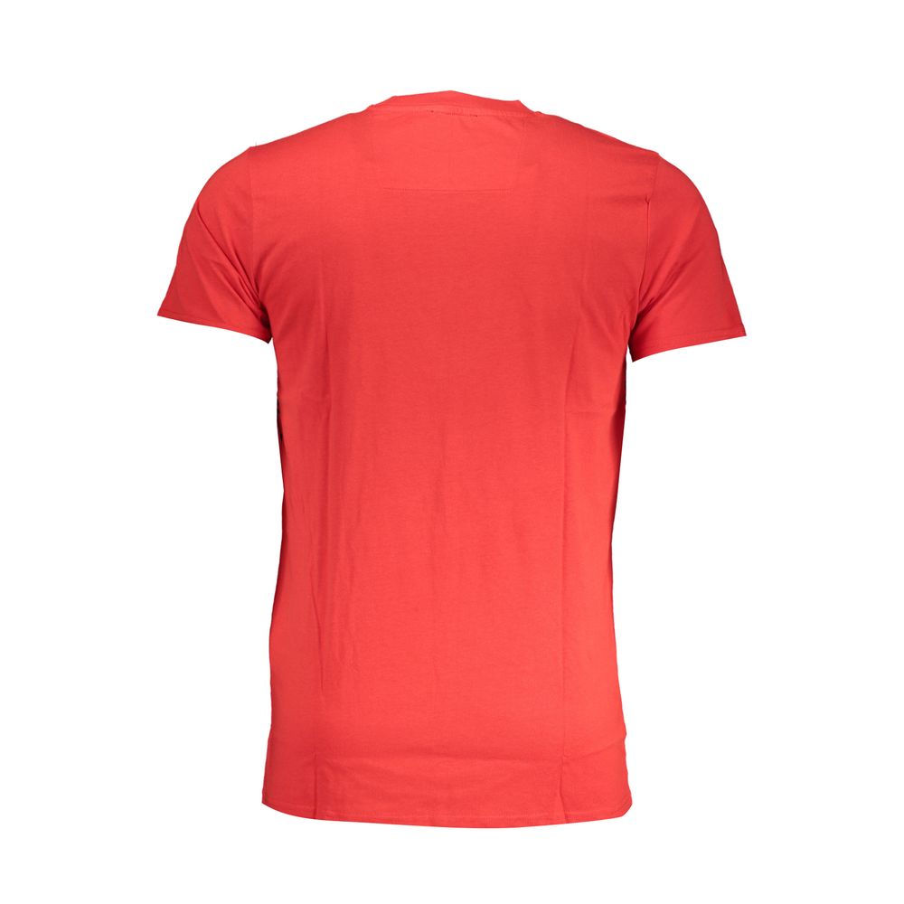 T-shirt rouge en coton Cavalli Class pour homme