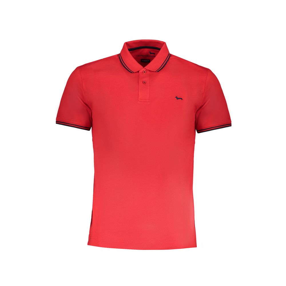 Polo en coton rouge Harmont & Blaine