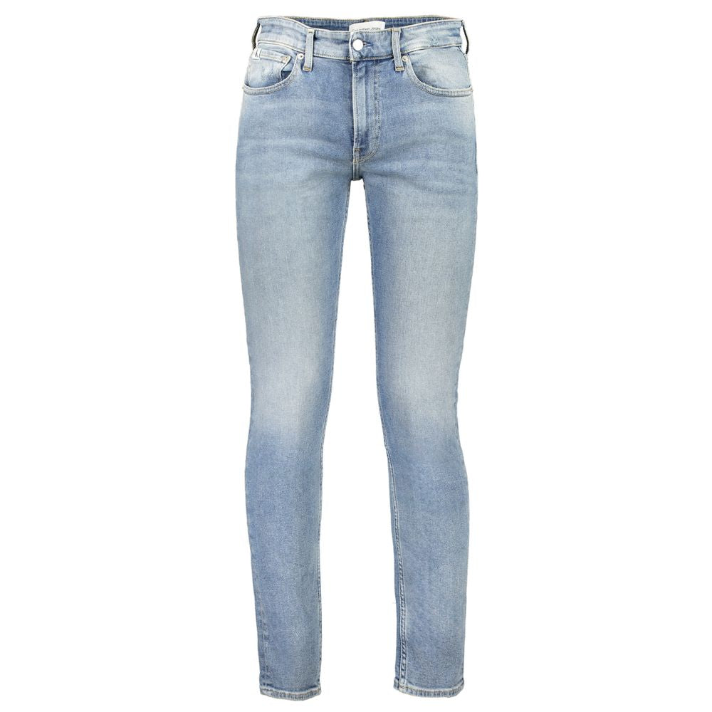 Jean slim homme Calvin Klein en coton bleu