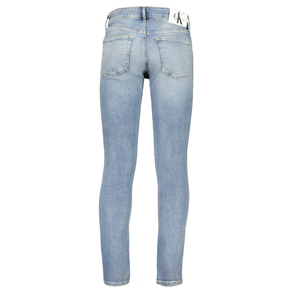Jean slim homme Calvin Klein en coton bleu