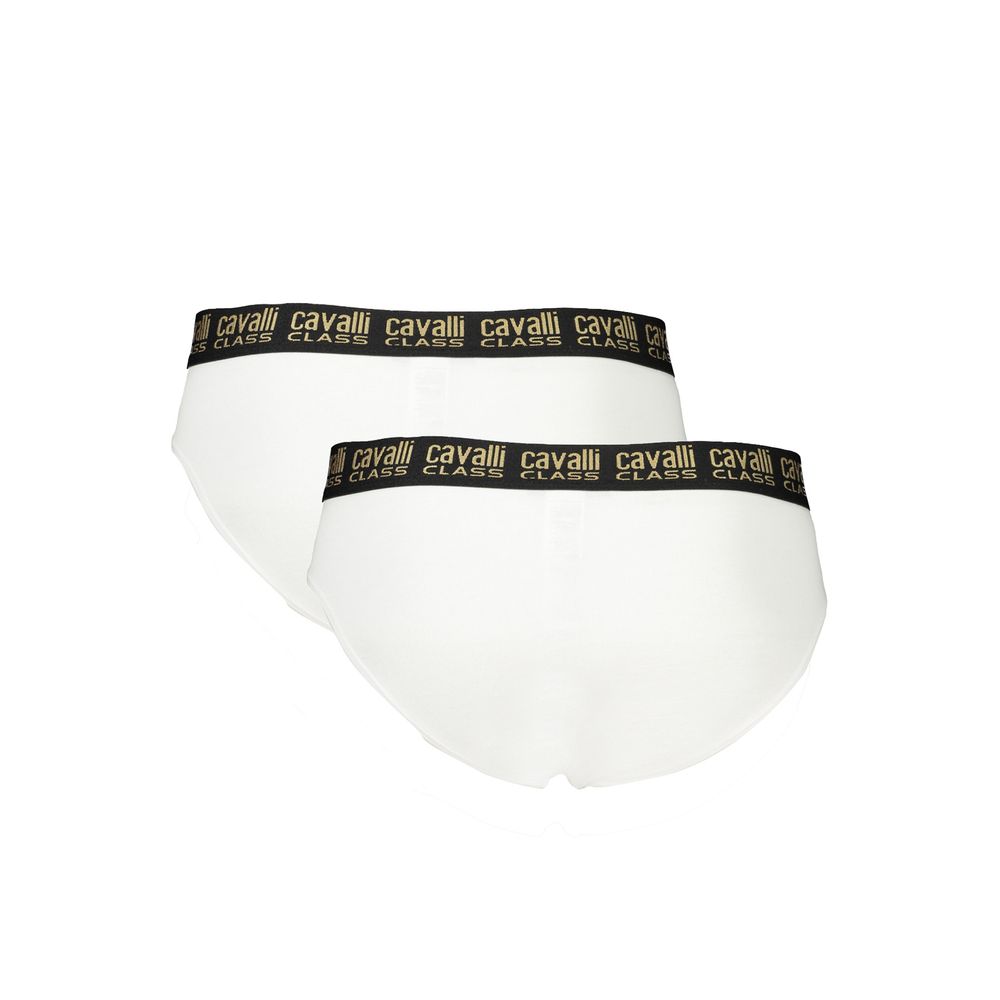 Sous-vêtement homme en coton blanc Cavalli Class