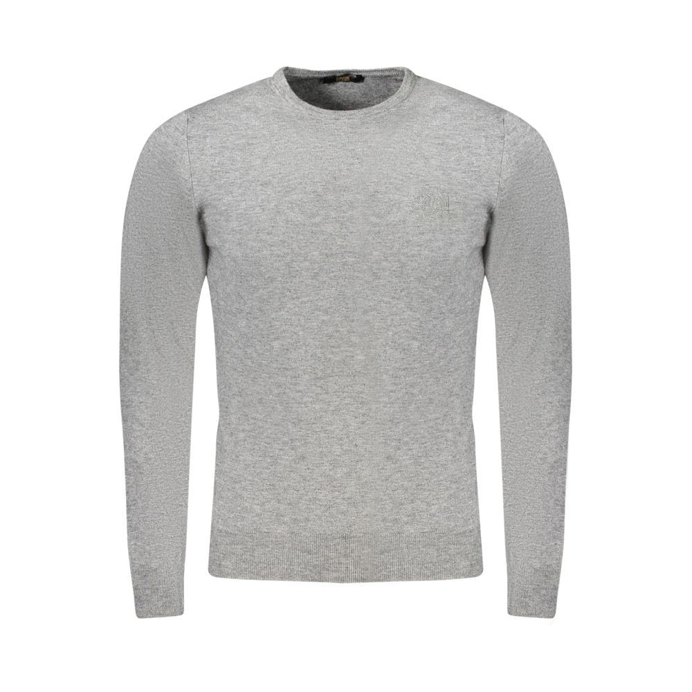 Cavalli Class Grigio Viskose Herrenpullover
