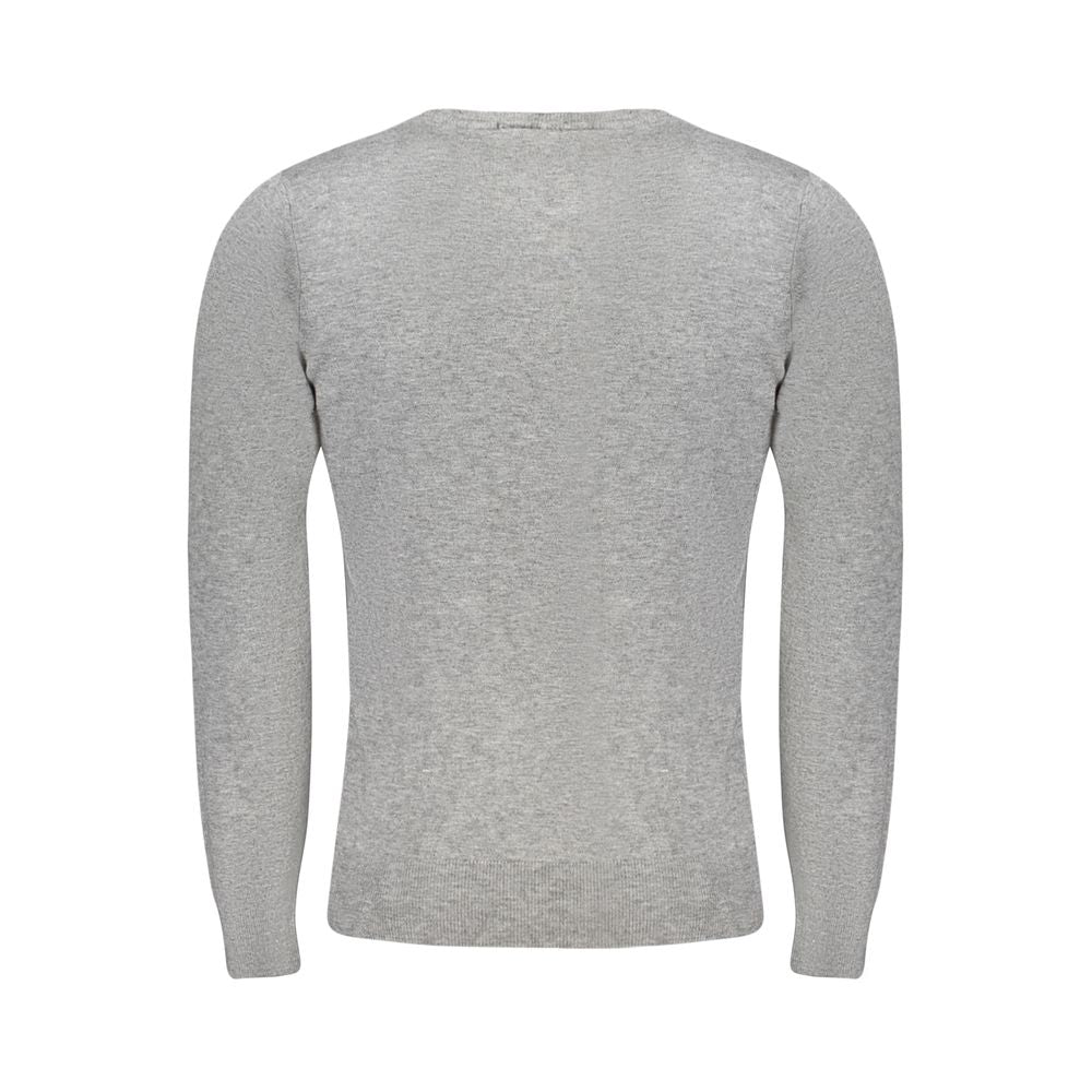 Cavalli Class Grigio Viskose Herrenpullover