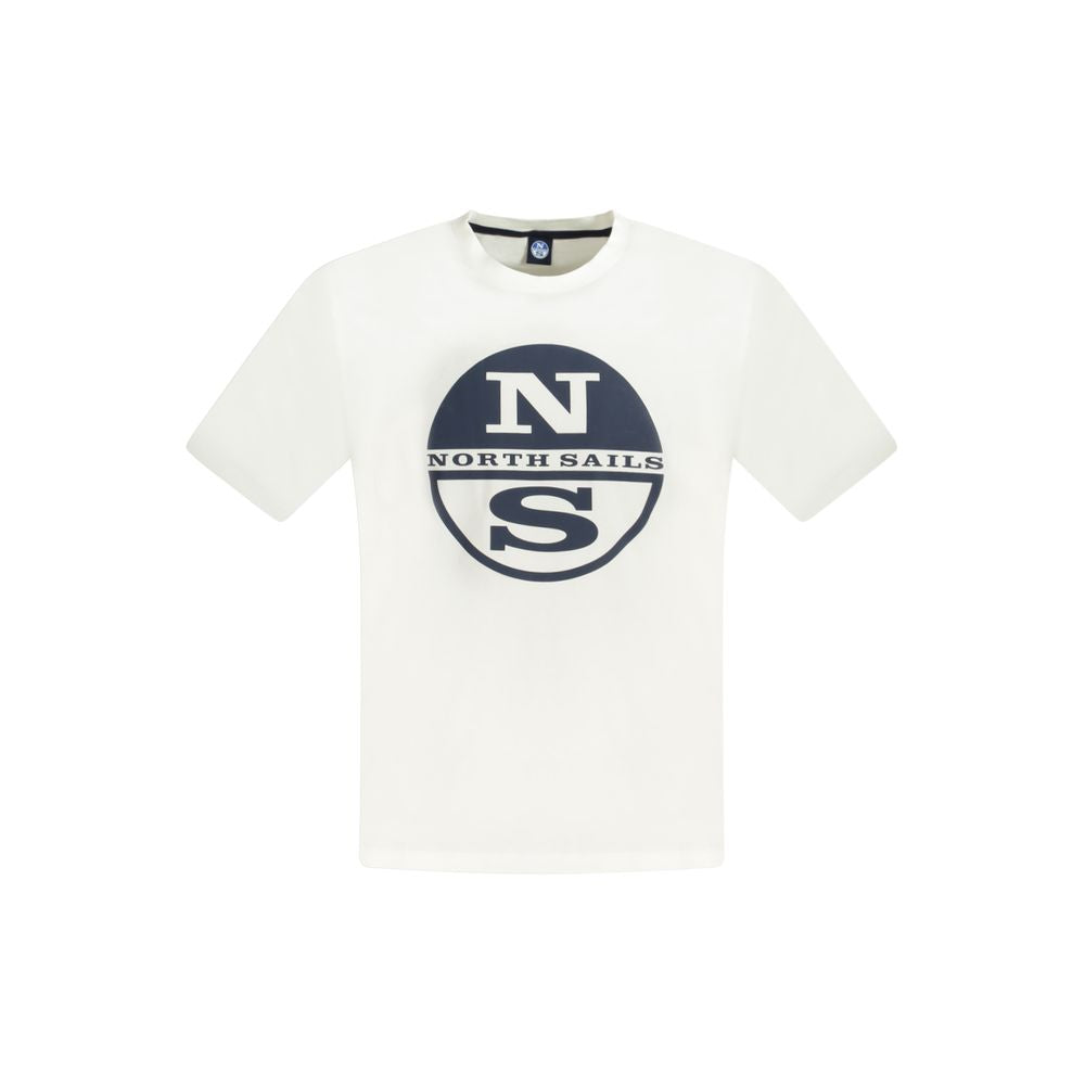 T-shirt North Sails blanc en coton pour homme
