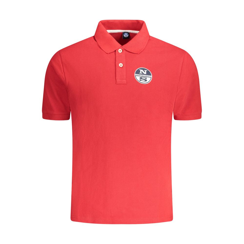 Polo homme North Sails en coton rouge