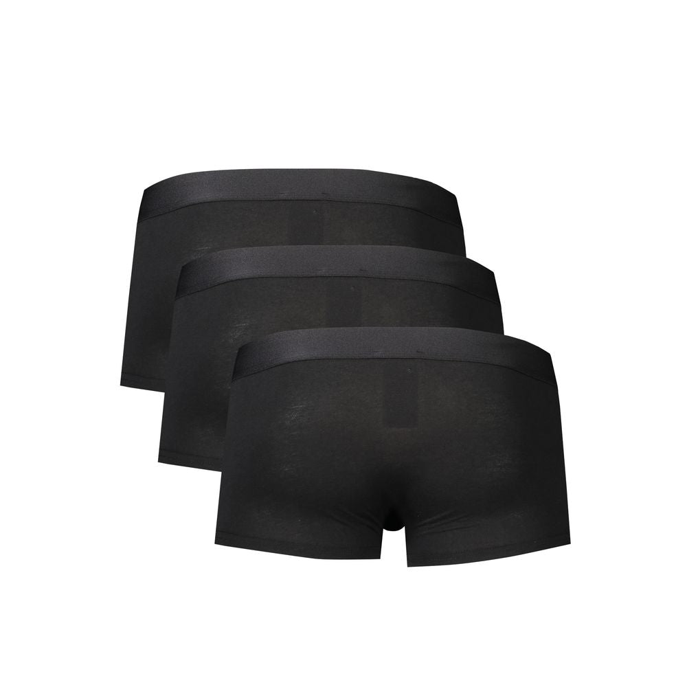 Caleçons Bikkembergs noirs en polyester pour homme