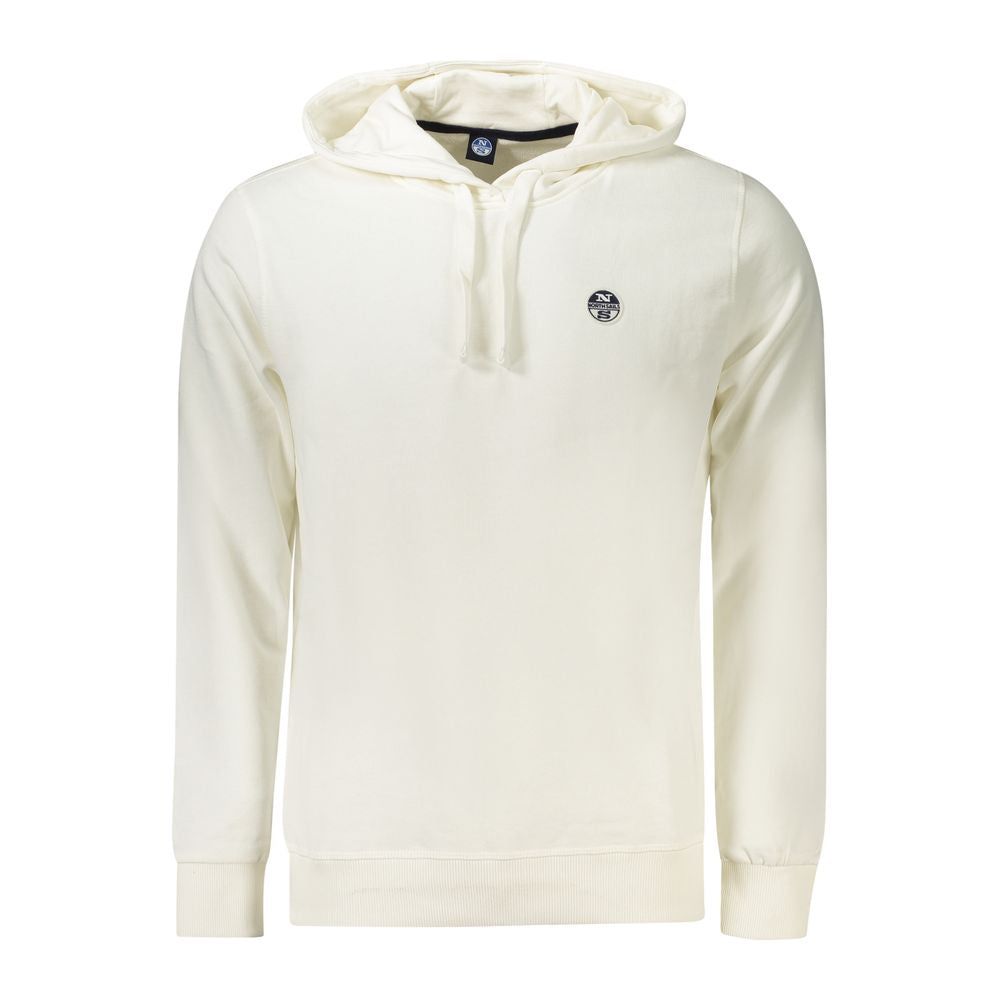Sweat à capuche North Sails en coton blanc pour homme