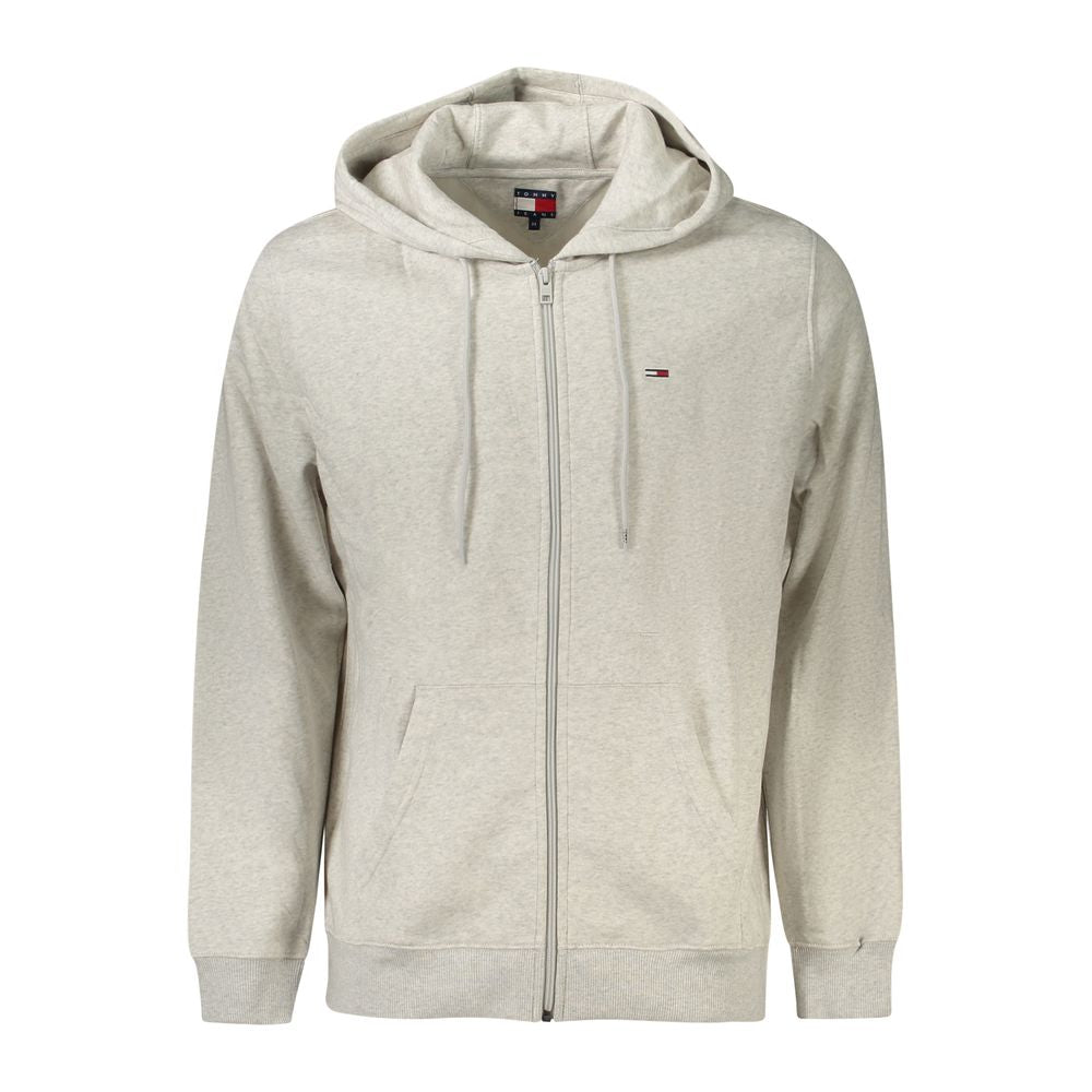 Tommy Hilfiger Gris Coton Sweatshirt à Capuche Homme