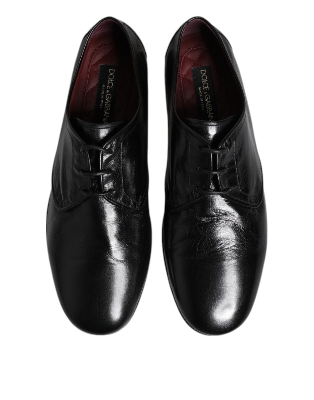 Chaussures habillées de cérémonie Dolce & Gabbana en cuir noir à lacets type Derby