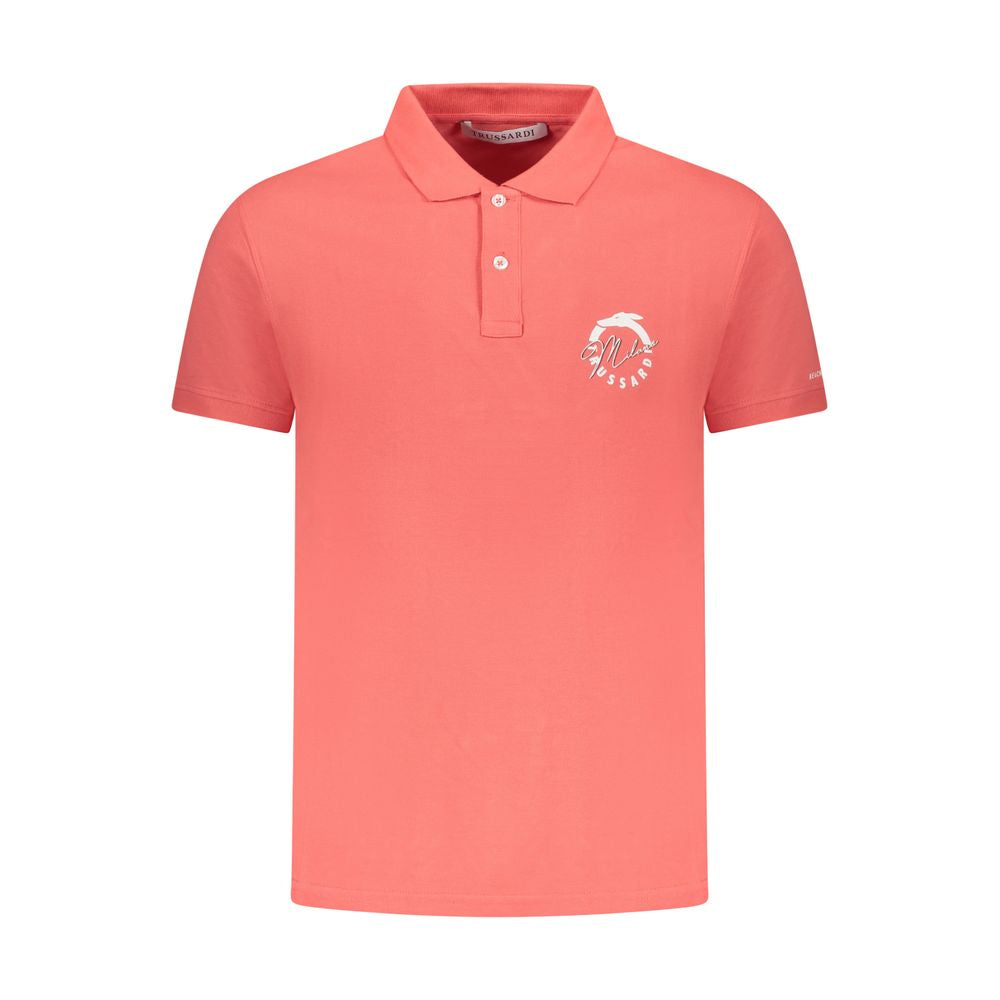 Polo homme en coton Trussardi Rosa