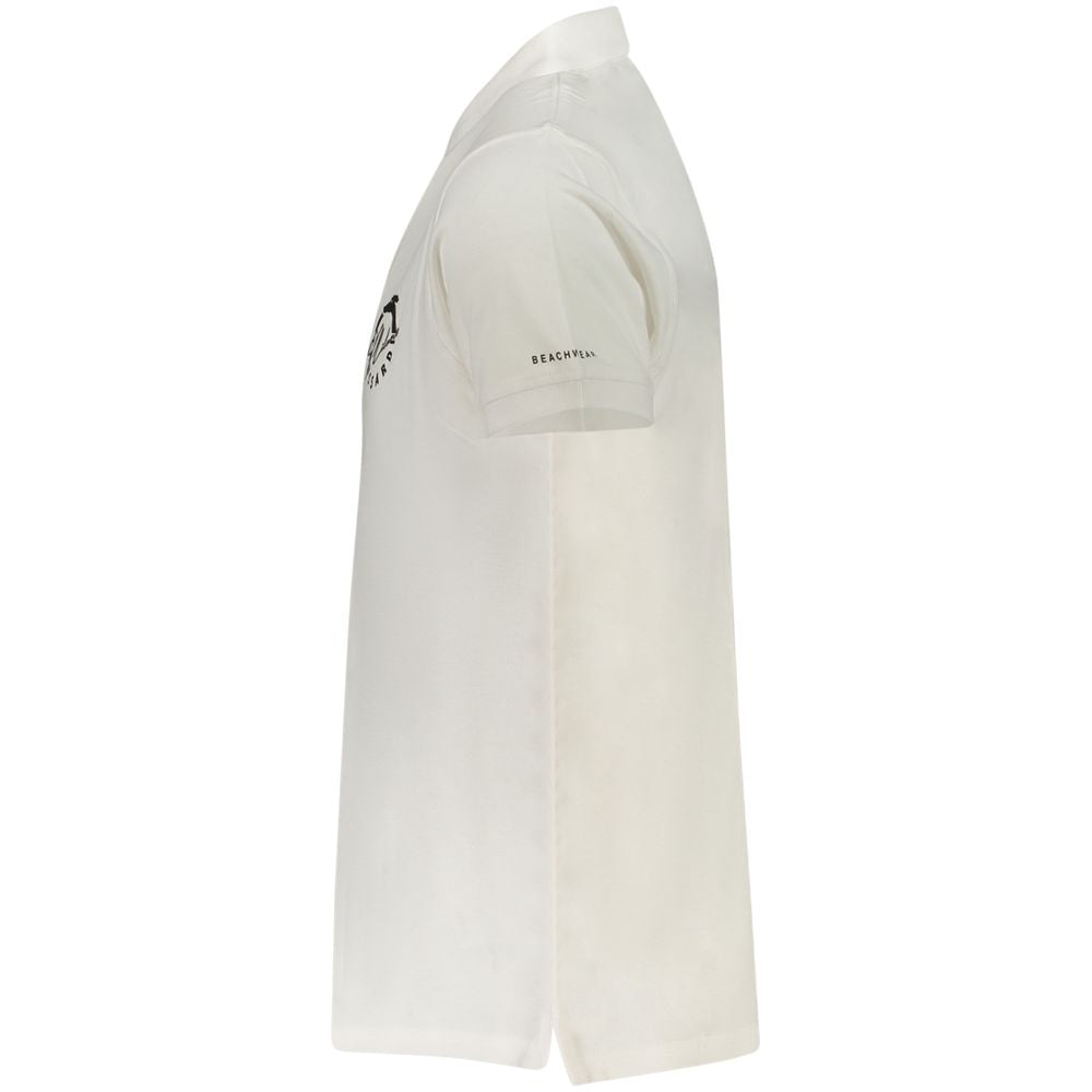 Polo Trussardi blanc en coton pour homme