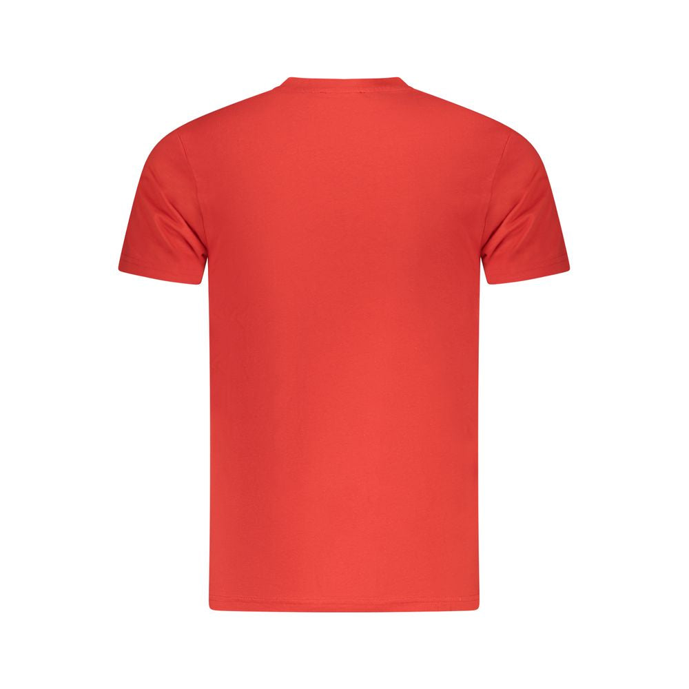 T-shirt en coton rouge Cavalli Class pour homme