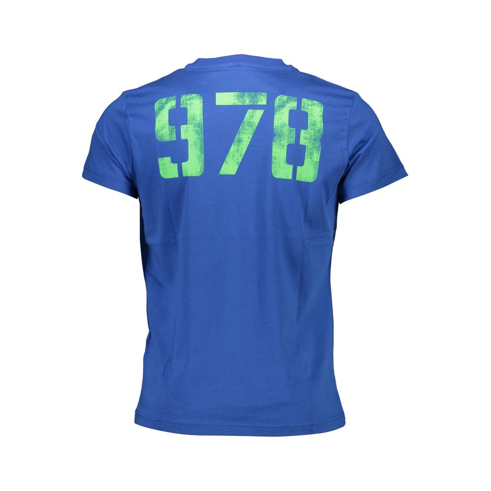 Diesel Herren T-Shirt aus Baumwolle, Blau