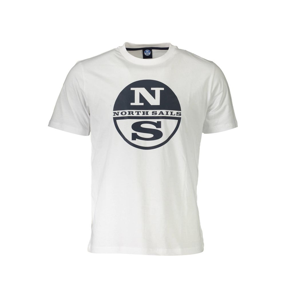 T-shirt North Sails blanc en coton pour homme