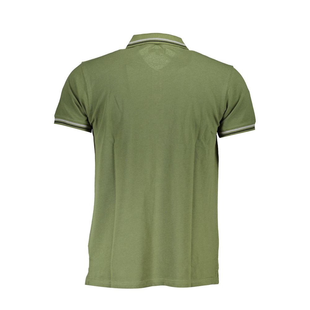 Polo Cavalli Class Vert en Coton pour Homme