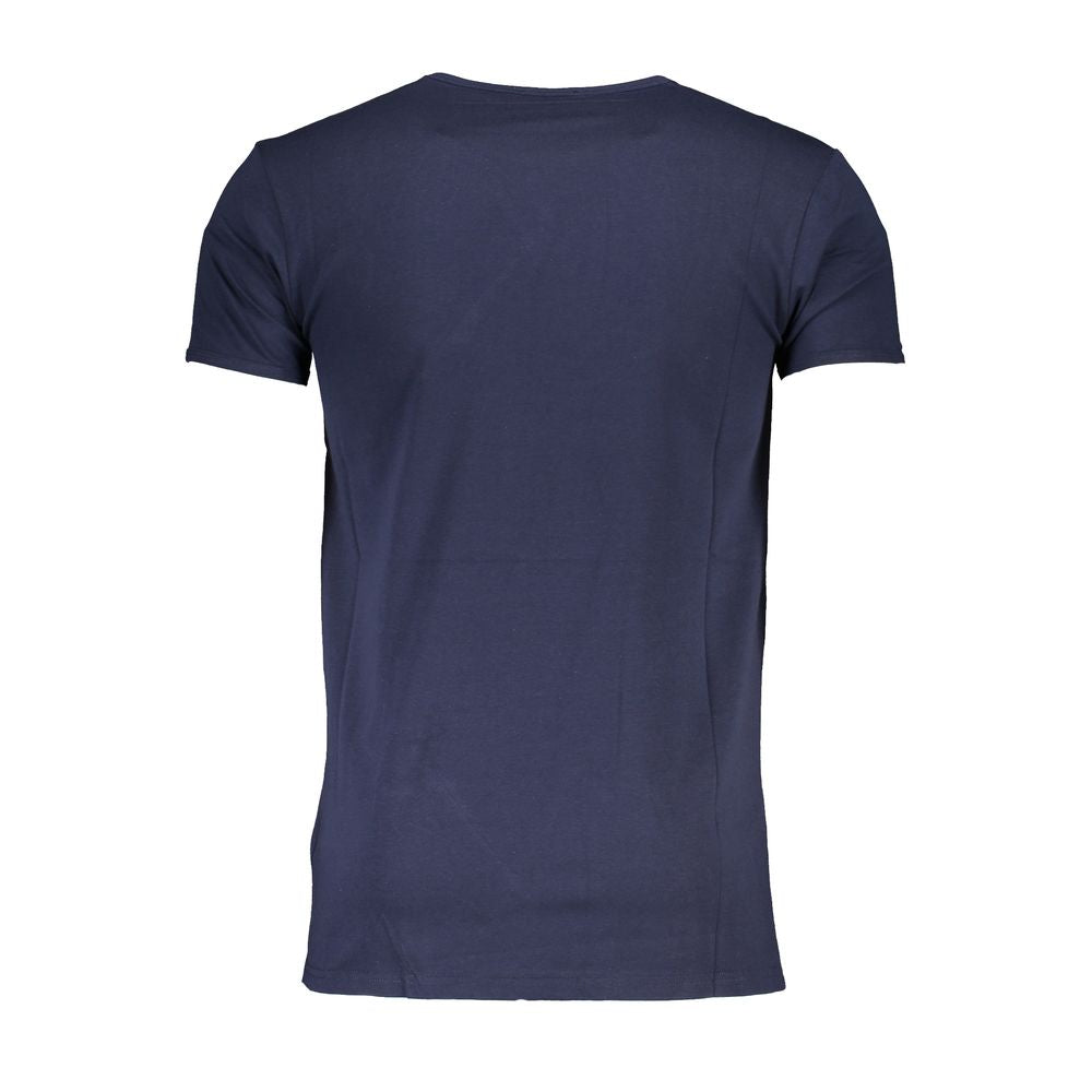 T-shirt homme Cavalli Class en coton bleu