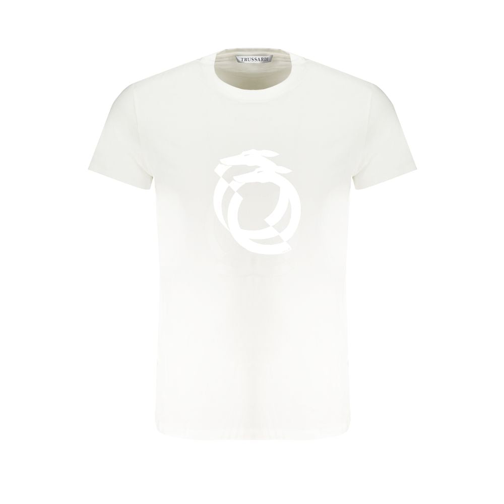 T-shirt Trussardi en coton blanc pour homme