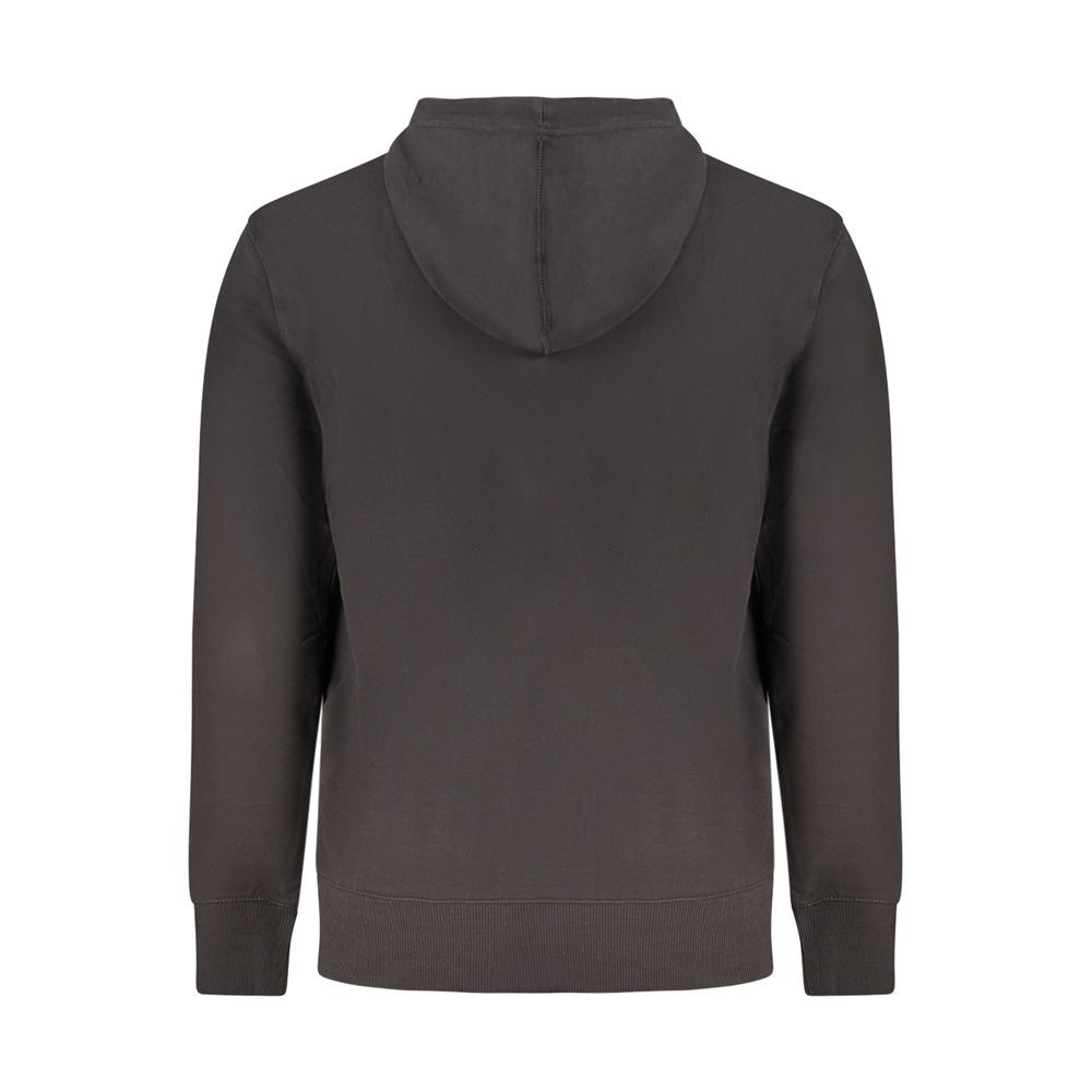 Sweat à capuche Calvin Klein noir en coton pour homme