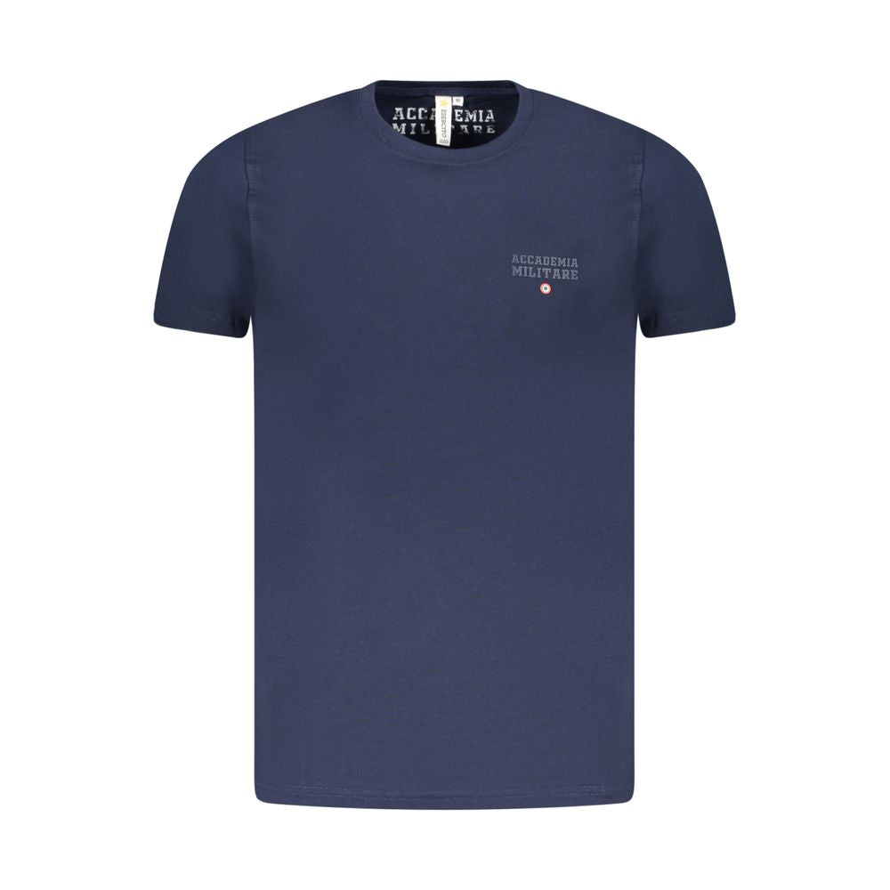 T-shirt homme en coton bleu Accademia Militare