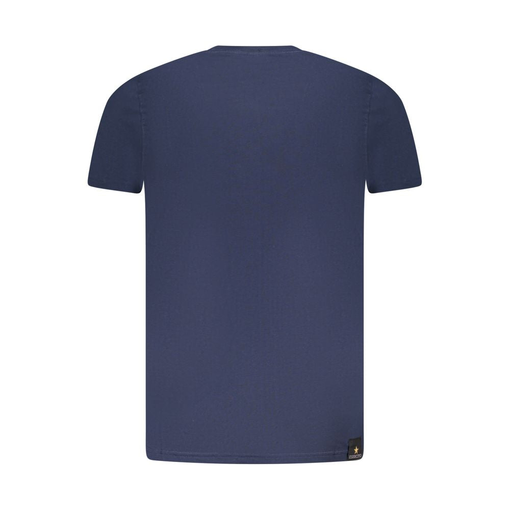 T-shirt homme en coton bleu Accademia Militare