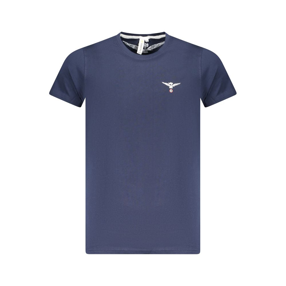T-shirt homme en coton bleu Accademia Militare