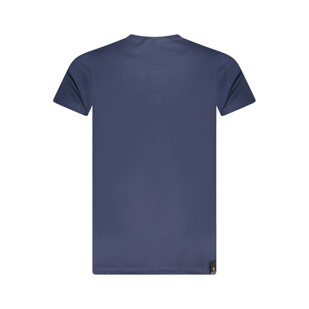 T-shirt homme en coton bleu Accademia Militare