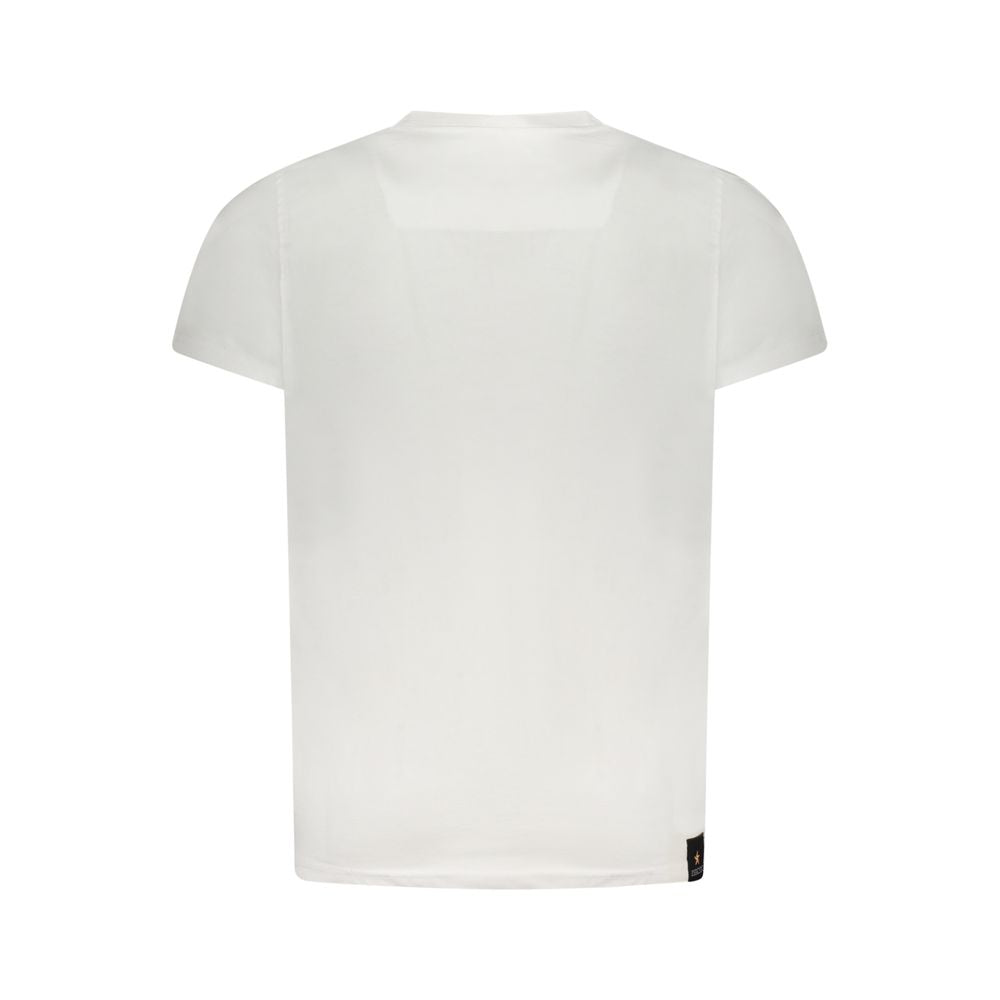 T-shirt blanc en coton pour homme Accademia Militare