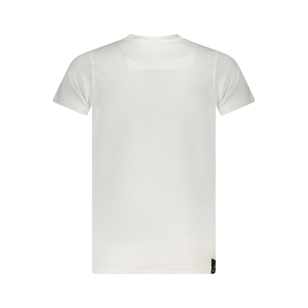 T-shirt blanc en coton pour homme Accademia Militare