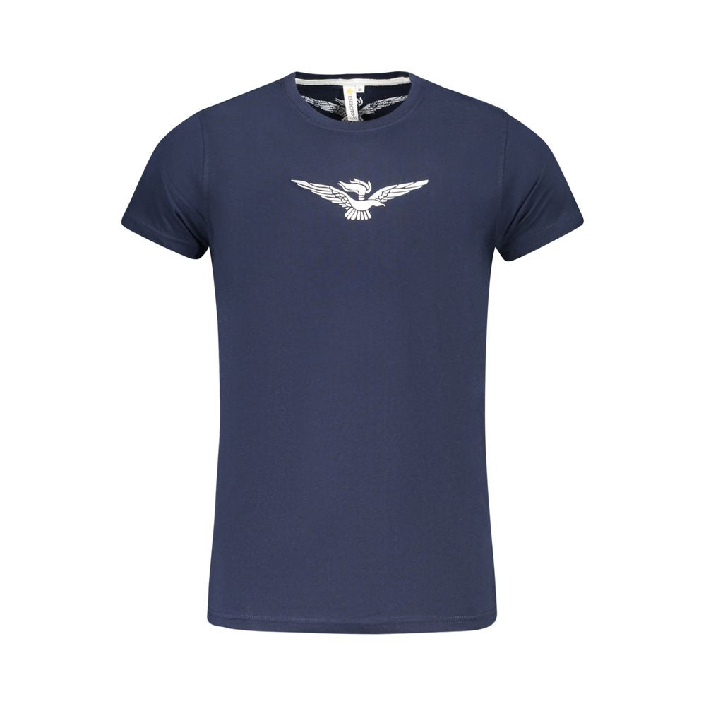 T-shirt homme en coton bleu Accademia Militare