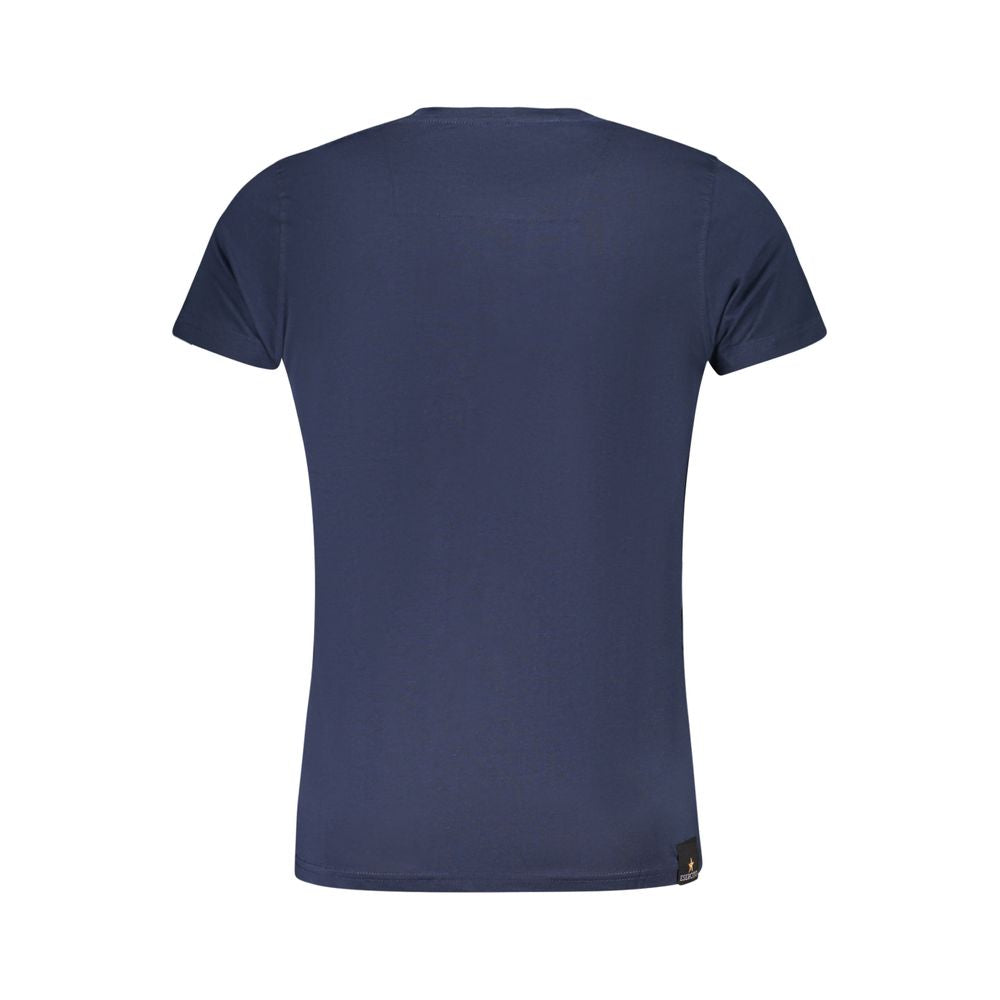 T-shirt homme en coton bleu Accademia Militare