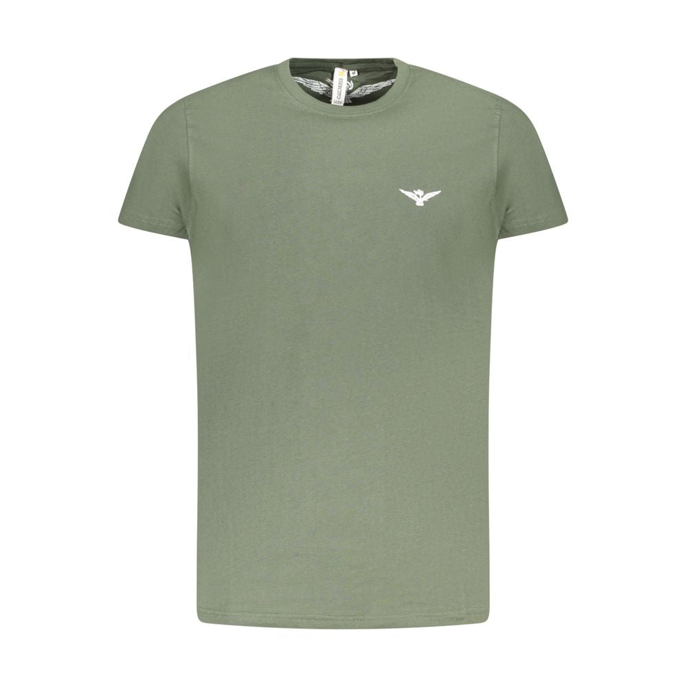 T-shirt vert en coton pour homme Accademia Militare