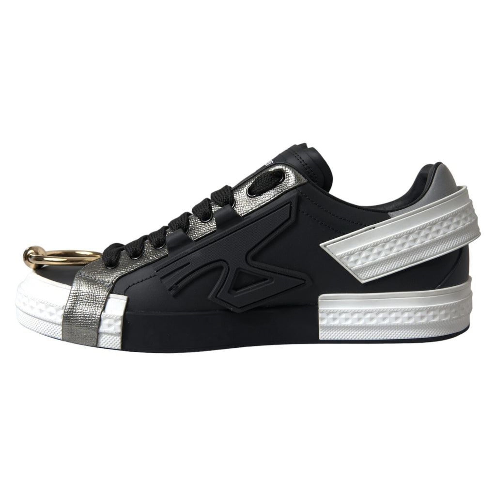 Chaussures basses Portofino Dolce & Gabbana en cuir noir