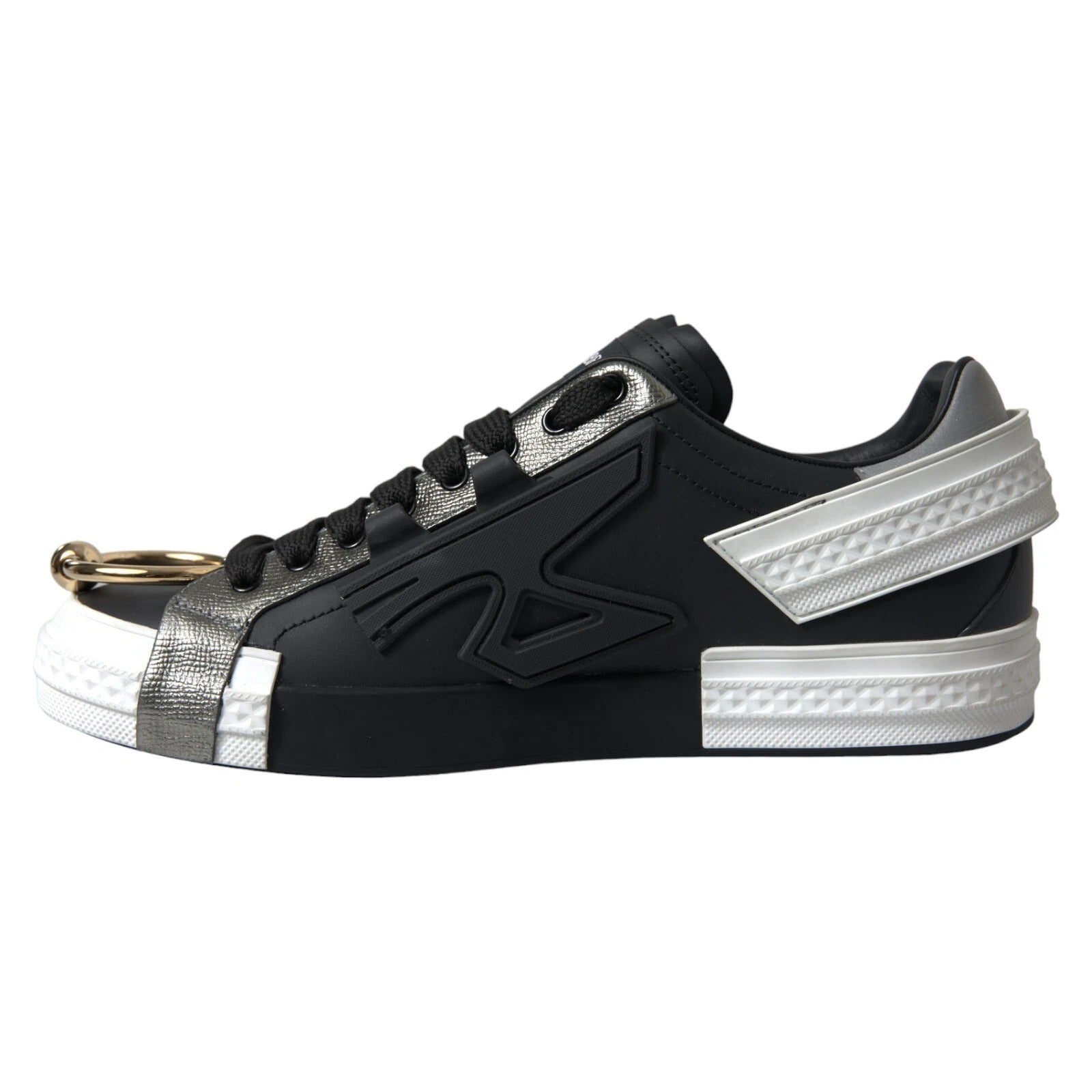 Chaussures basses Portofino Dolce & Gabbana en cuir noir