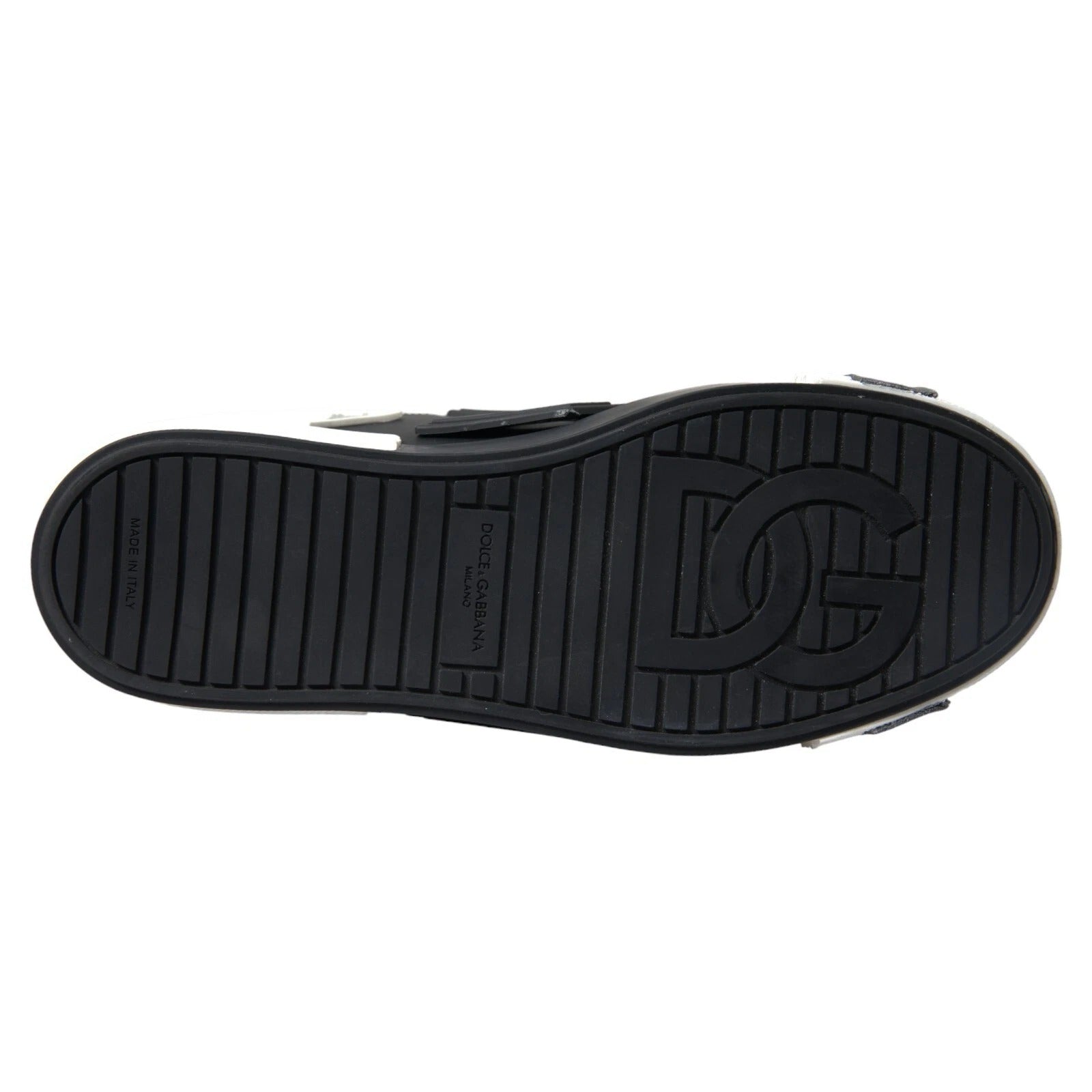 Chaussures basses Portofino Dolce & Gabbana en cuir noir