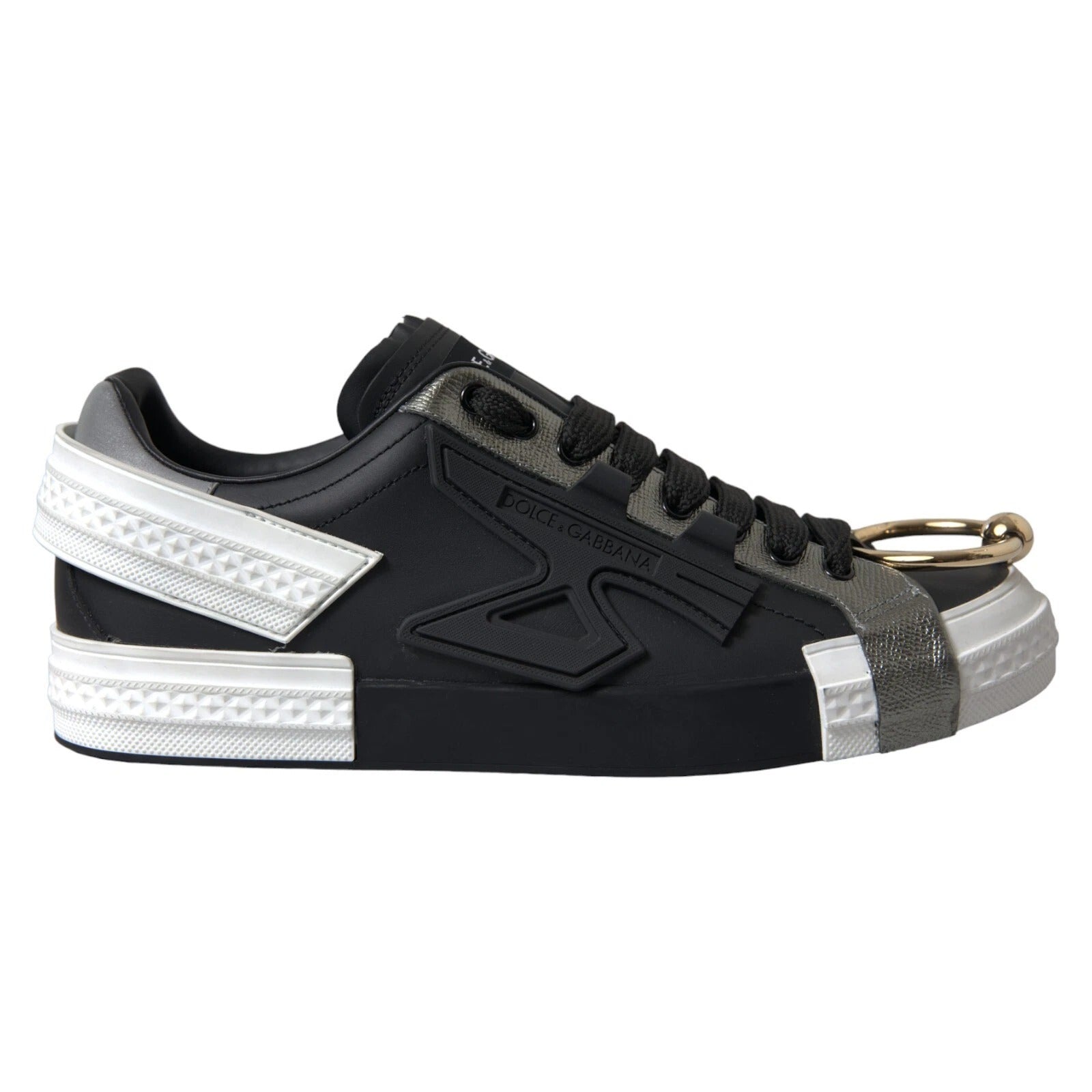 Chaussures basses Portofino Dolce & Gabbana en cuir noir
