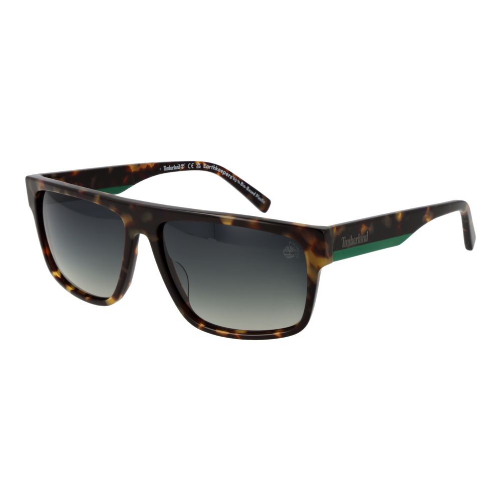 Lunettes de soleil Timberland en acétate marron