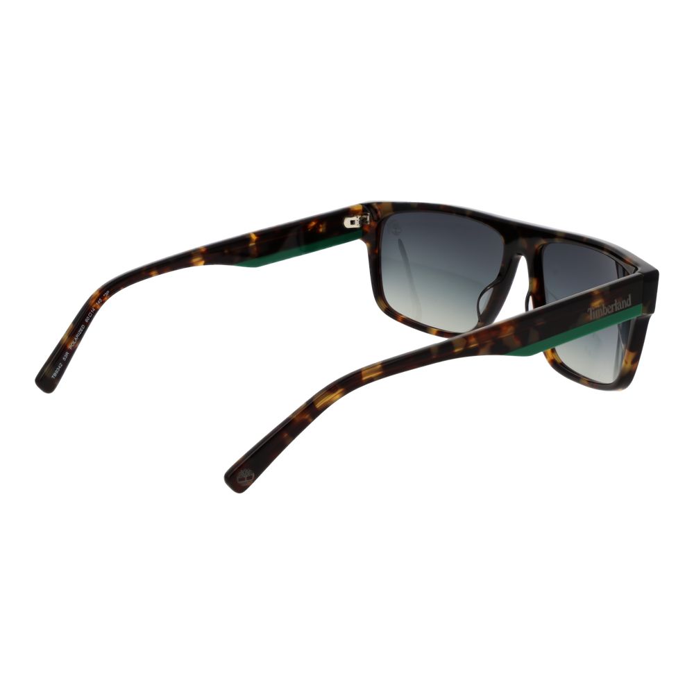 Lunettes de soleil Timberland en acétate marron
