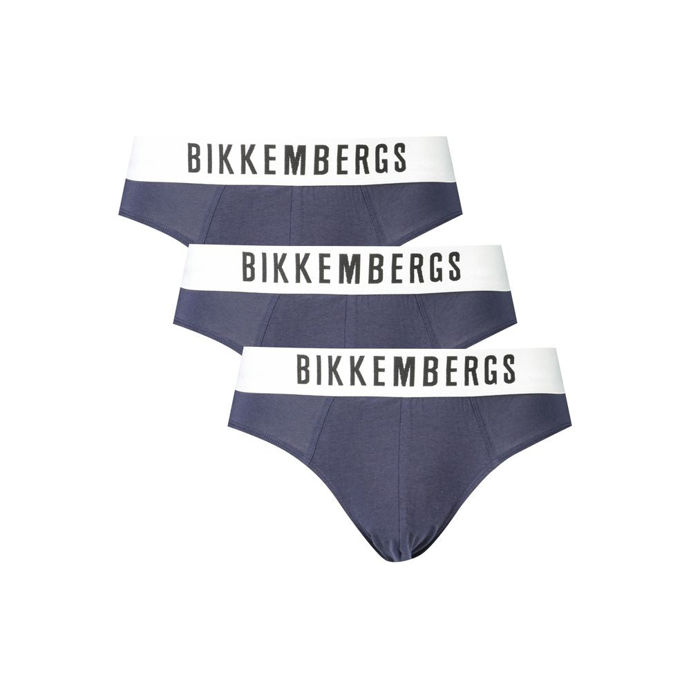Sous-vêtements homme en polyester bleu Bikkembergs