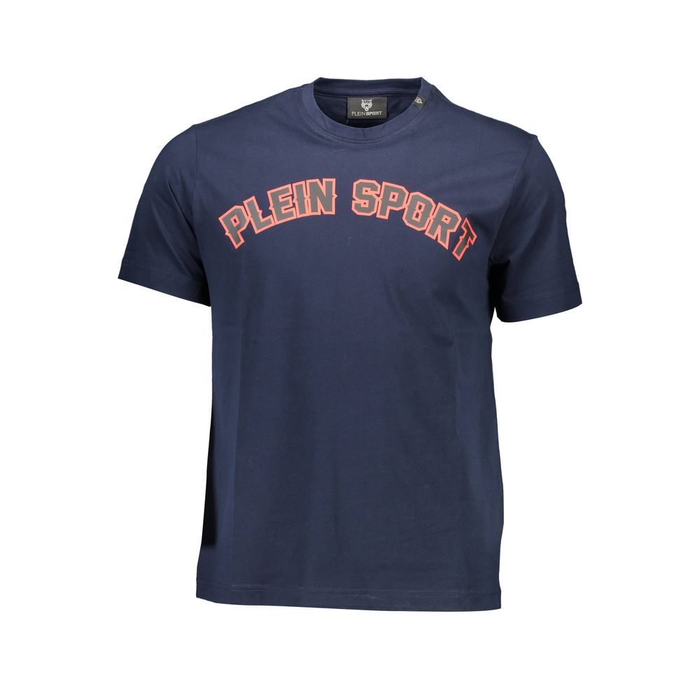 T-shirt homme Plein Sport en coton bleu