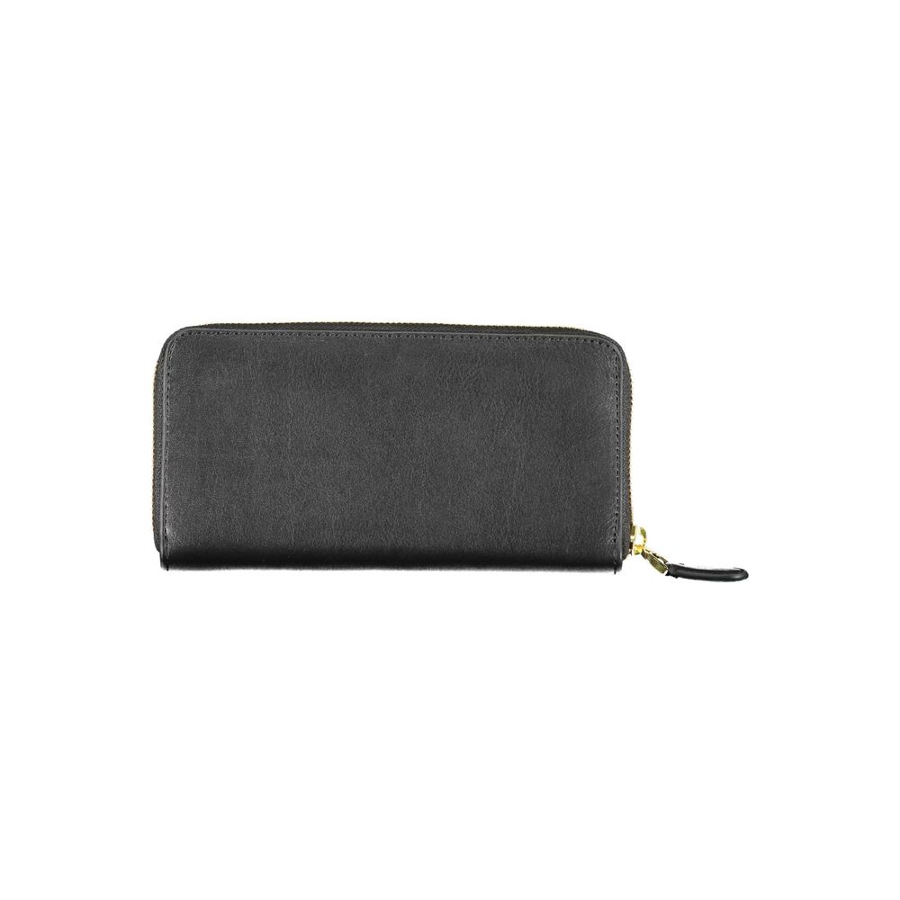 Portefeuille Ralph Lauren en cuir noir pour femme
