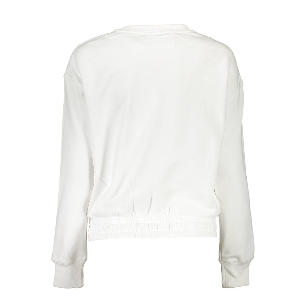 Sweat-shirt Calvin Klein blanc en coton pour femme
