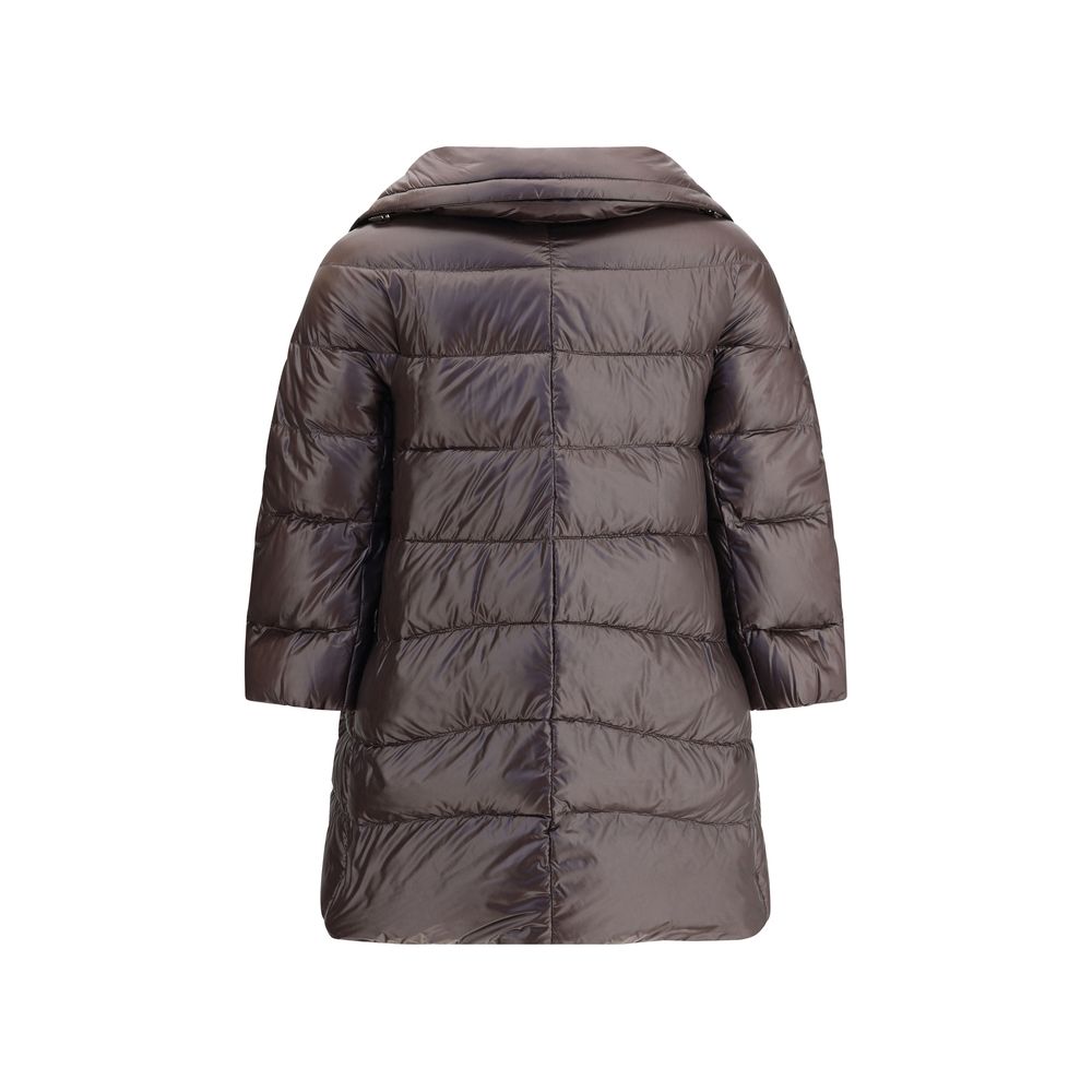 Herno Brown Polyester Coat