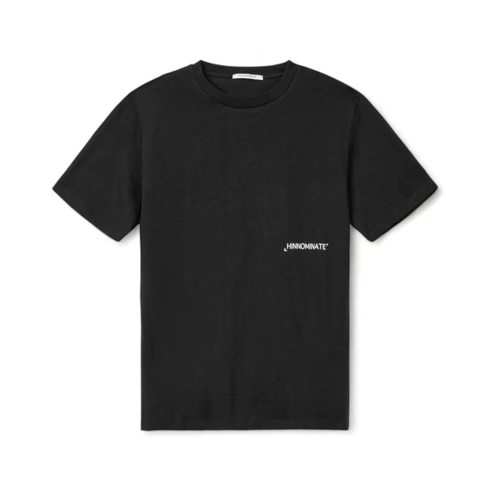 Schwarzes Baumwoll-T-Shirt „Hinnominate“