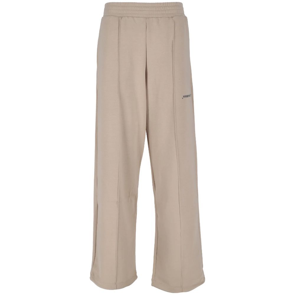 Hinnominate Beige Polyester Jeans &amp; Hose
