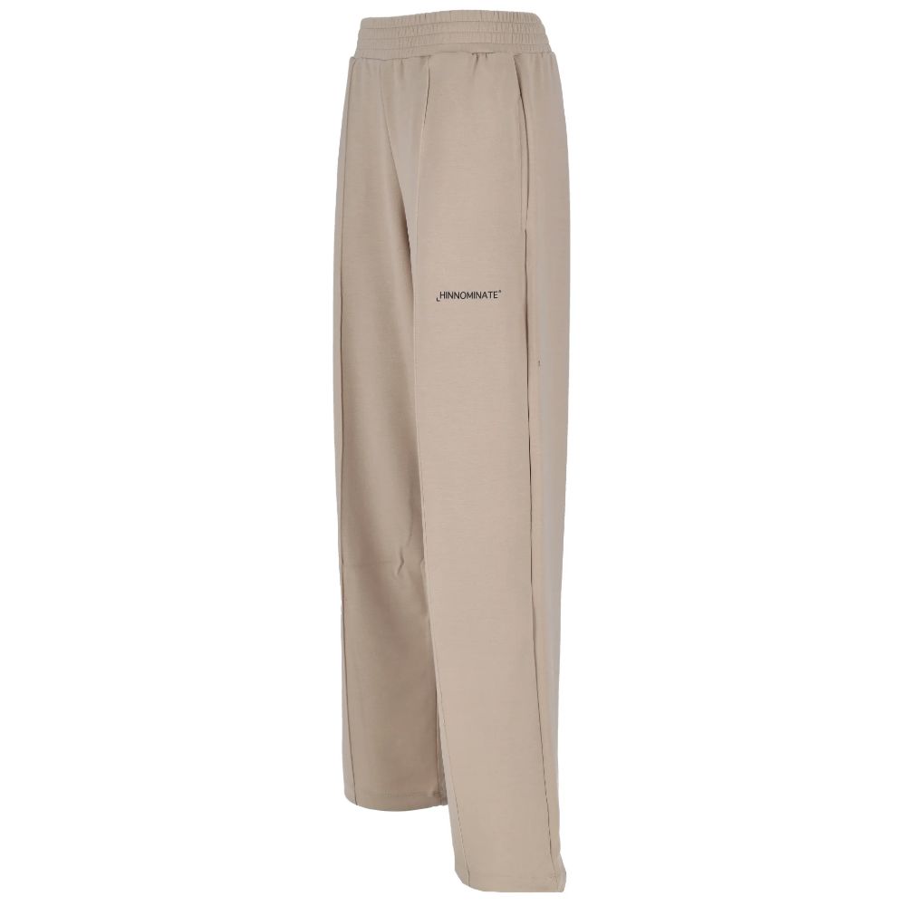 Hinnominate Beige Polyester Jeans &amp; Hose