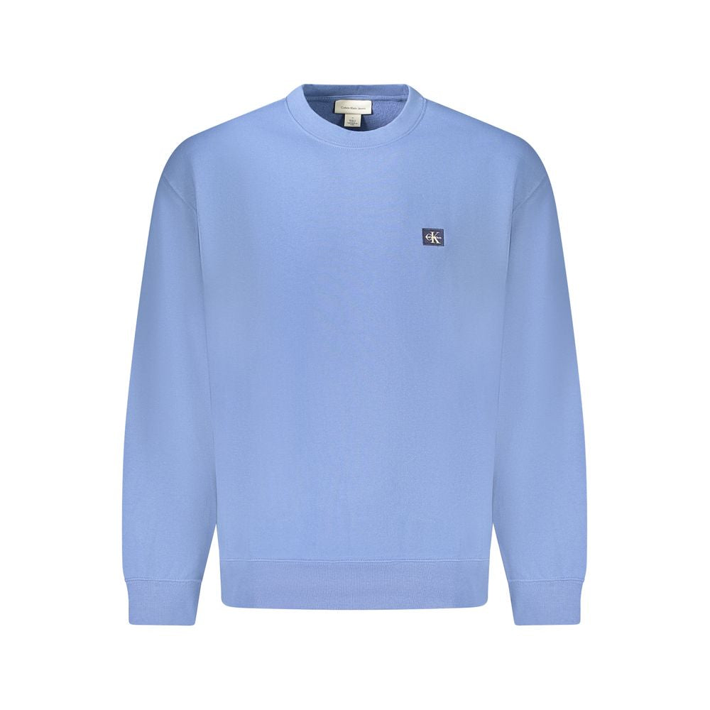 Sweat-shirt homme en coton bleu Calvin Klein