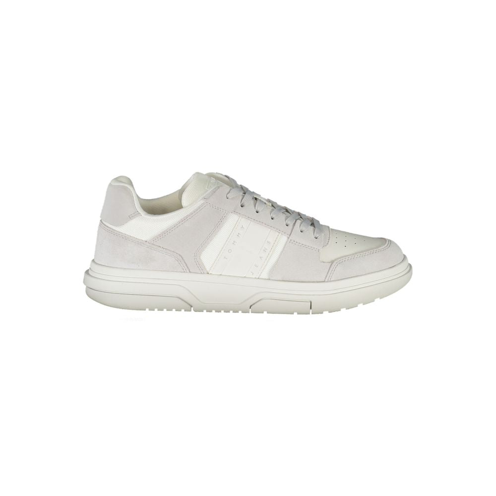 Baskets homme Tommy Hilfiger en polyuréthane blanc